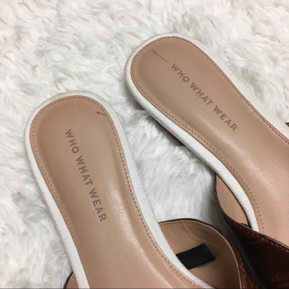 ❌SOLD❌ Who What Wear Jocelyn Mules - Picture 4 of 8